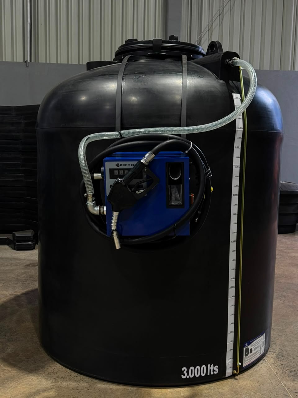 TANQUE PARA DIESEL CON BOMBA 3.000LTS